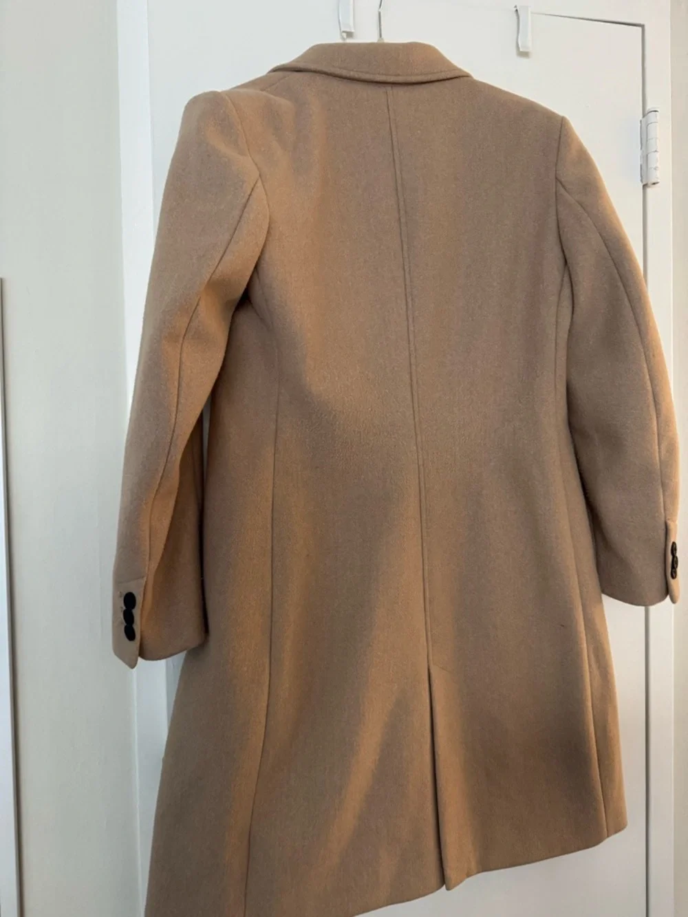 Zara Camel Single-Breasted Coat - Picture 4 of 7
